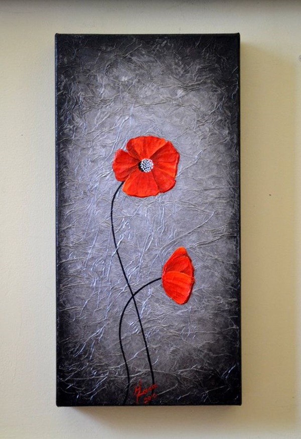 Amazing Abstract Flower Paintings For Your Living Room 1 1