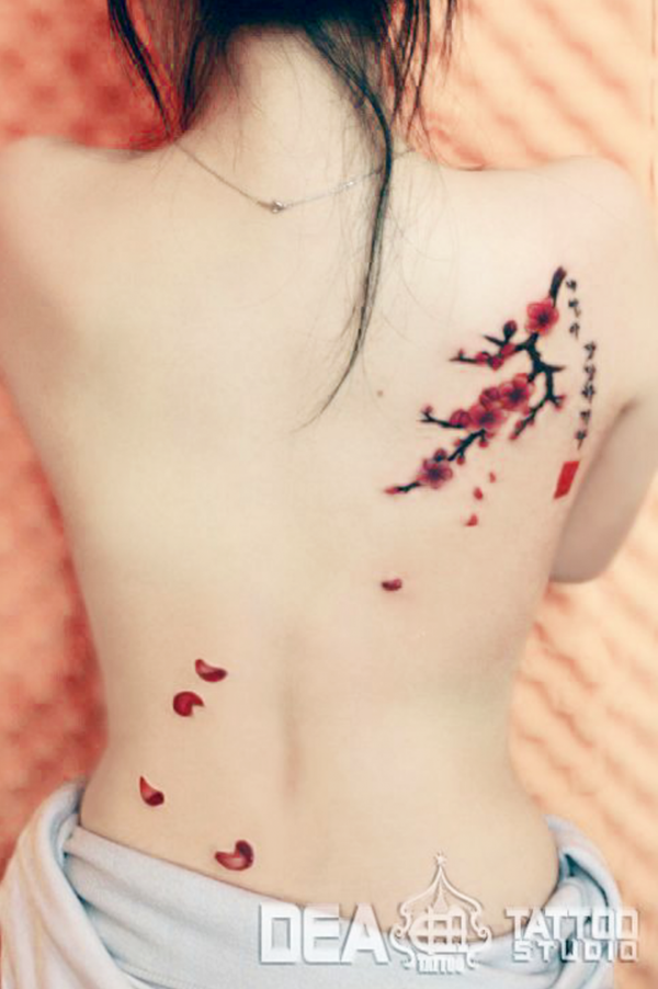 Cherry Blossom Tattoo Designs That Are So Gorgeous 1