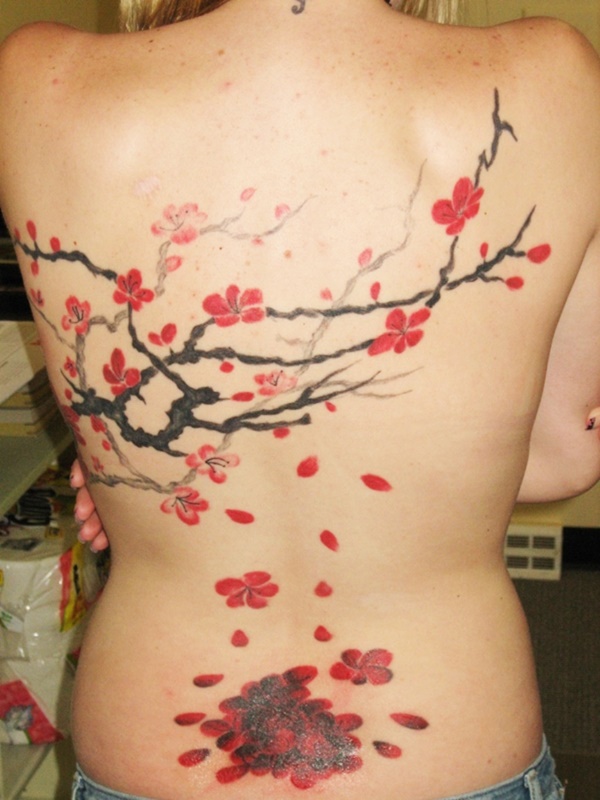 Cherry Blossom Tattoo Designs That Are So Gorgeous 12