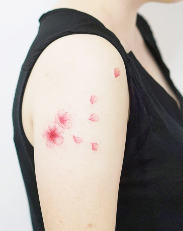 Cherry Blossom Tattoo Designs That Are So Gorgeous 15