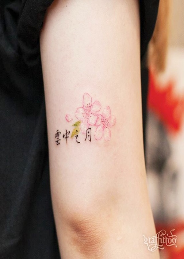 Cherry Blossom Tattoo Designs That Are So Gorgeous 18