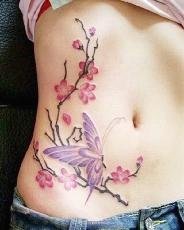 Cherry Blossom Tattoo Designs That Are So Gorgeous 19