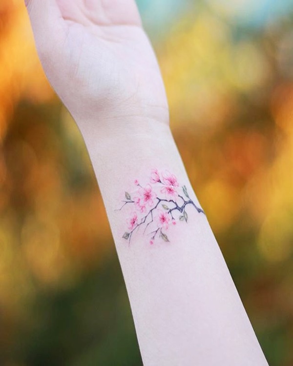 Cherry Blossom Tattoo Designs That Are So Gorgeous 20