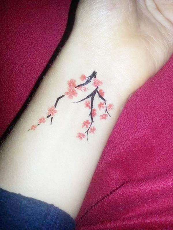 Cherry Blossom Tattoo Designs That Are So Gorgeous 22