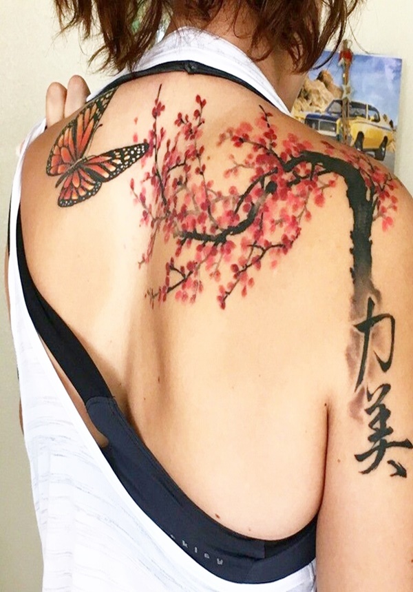 Cherry Blossom Tattoo Designs That Are So Gorgeous 26