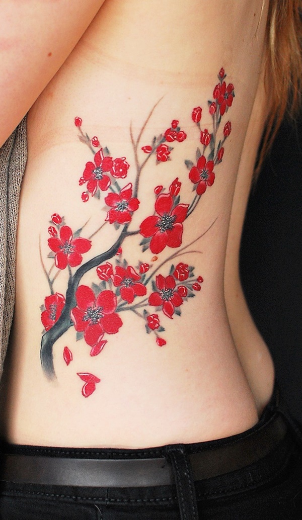 Cherry Blossom Tattoo Designs That Are So Gorgeous 7