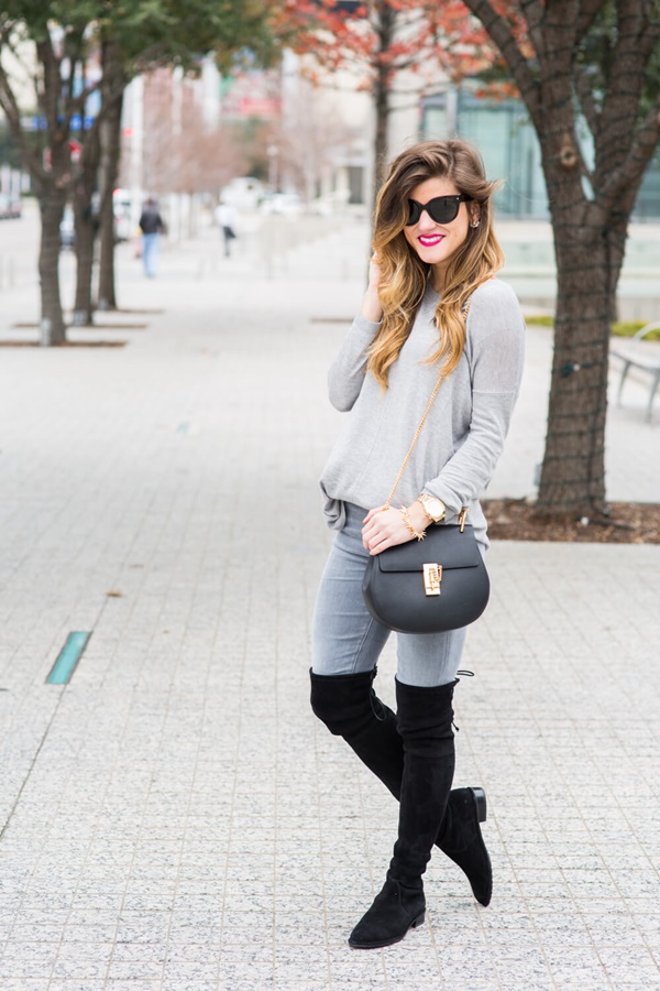 Outstanding Grey Jeans Outfit Ideas For Women