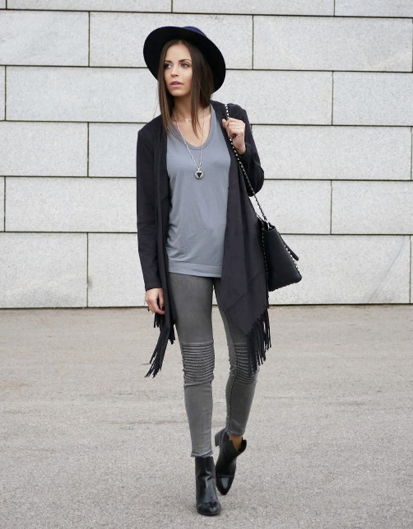 Outstanding Grey Jeans Outfit Ideas For Women