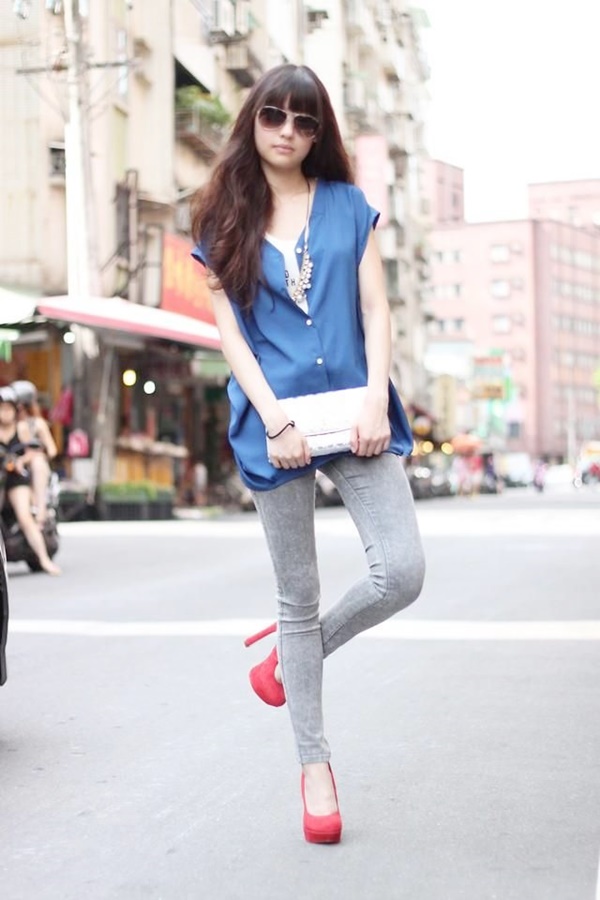 Outstanding Grey Jeans Outfit Ideas For Women