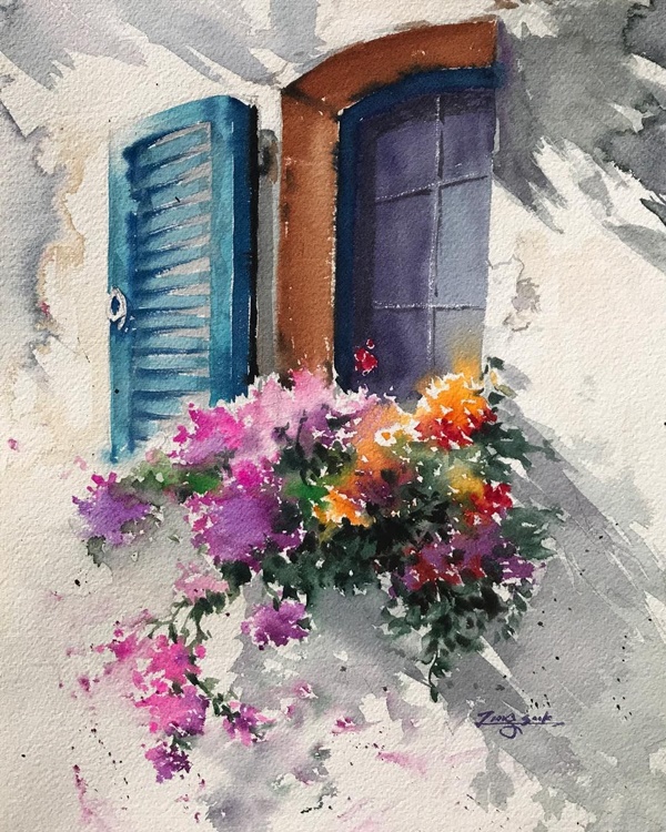 Simple And Easy Watercolor Paintings Ideas For Beginners