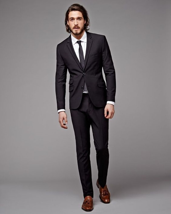 34-stylish-black-suit-with-brown-shoes-outfits-for-men