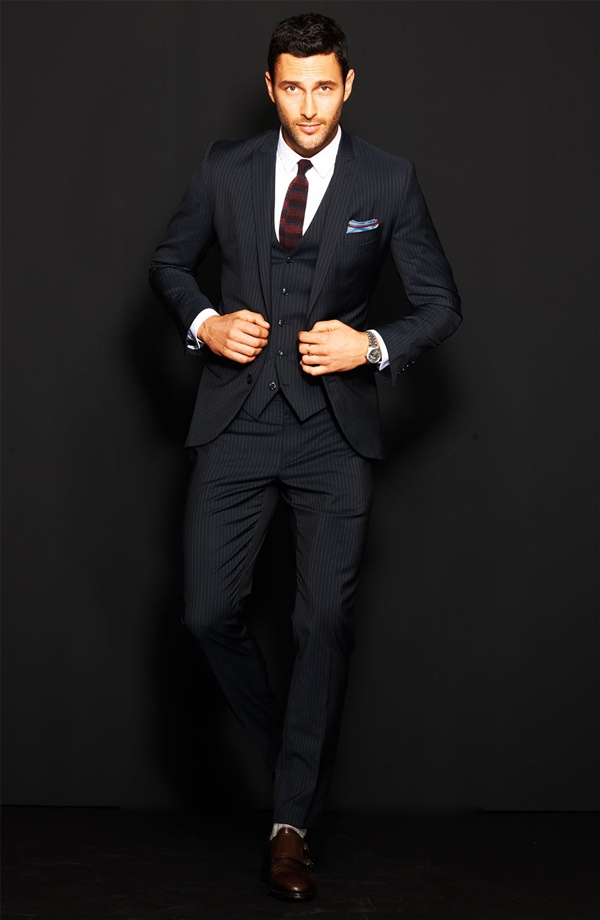 34 Stylish Black Suit With Brown Shoes Outfits For Men