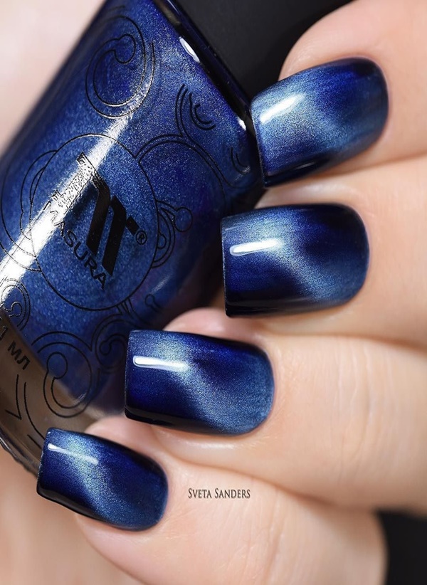 Classy Dark Blue Nail Designs You’ll Love