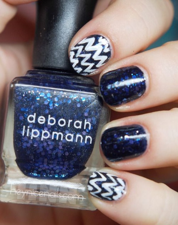 27 Cute Dark Blue Nail Designs You’ll Love - wordpress-365054-1137990