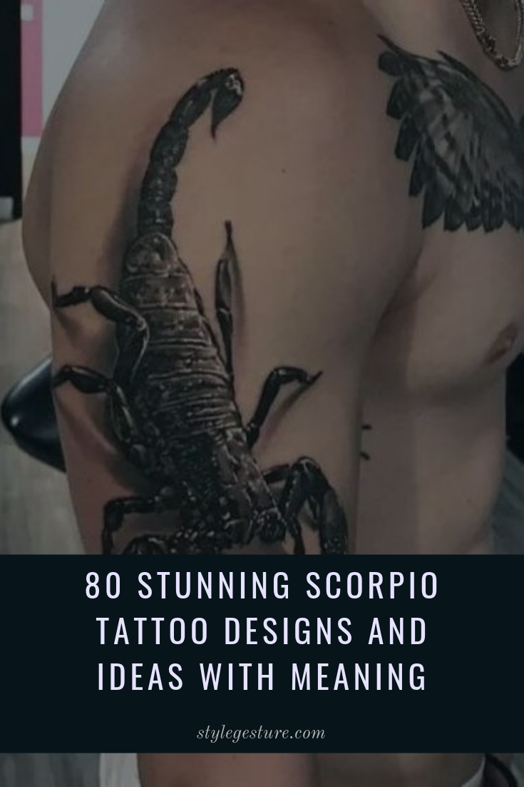 1080+ Free Download Scorpio Tattoo Design Quotes HD Tattoo