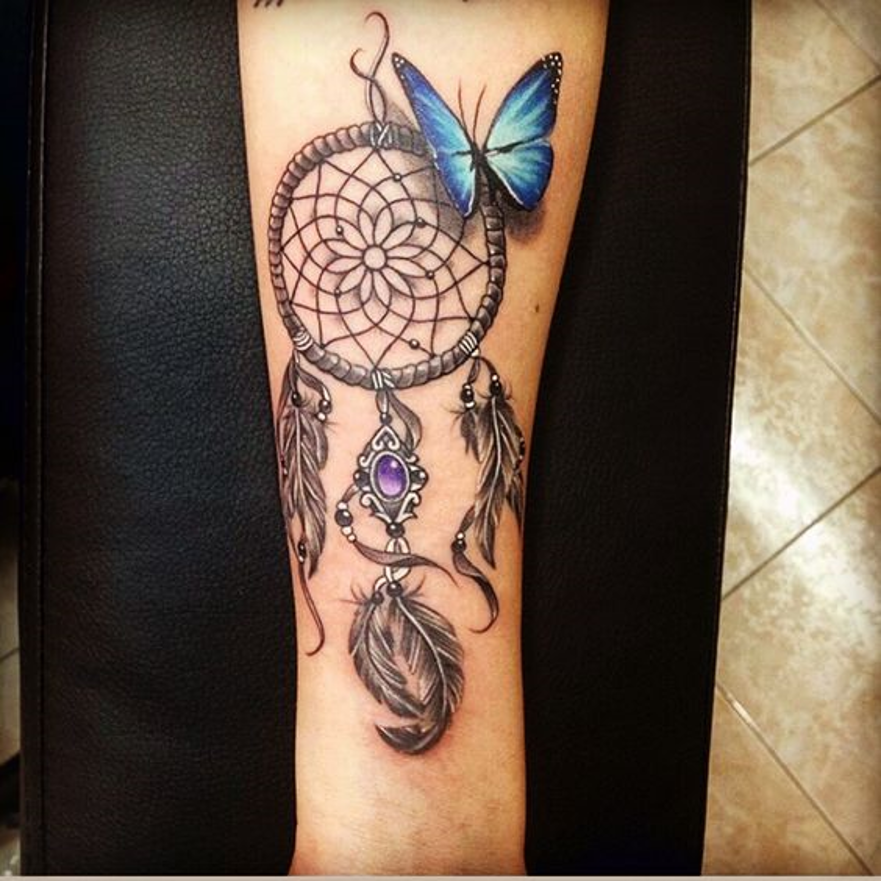 30 Gorgeous Dream catcher tattoos for girls. - wordpress-365054-1137990